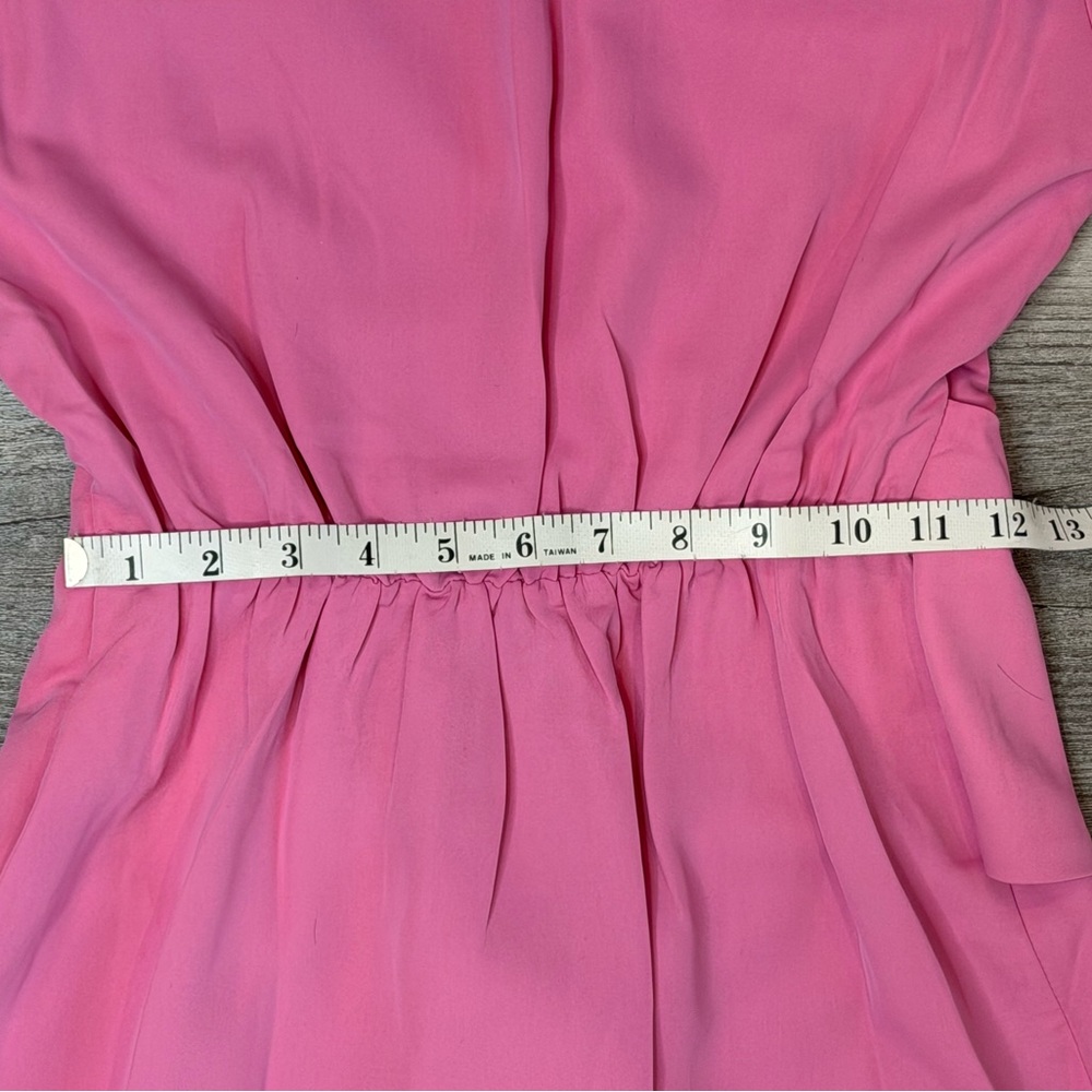 Pretty Lavish Josephine knot-detail woven midaxi dress Candy pink Women’s 2 XS - Picture 11 of 16